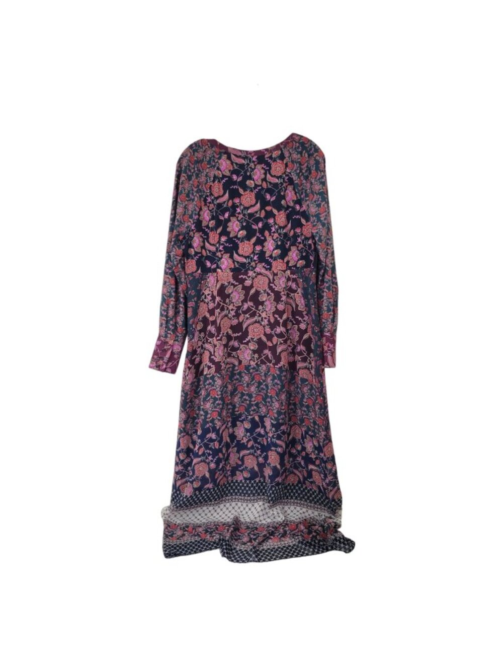 Cabi Maxi Dress Retro Flower Boho Print Size Medium - Picture 3 of 4